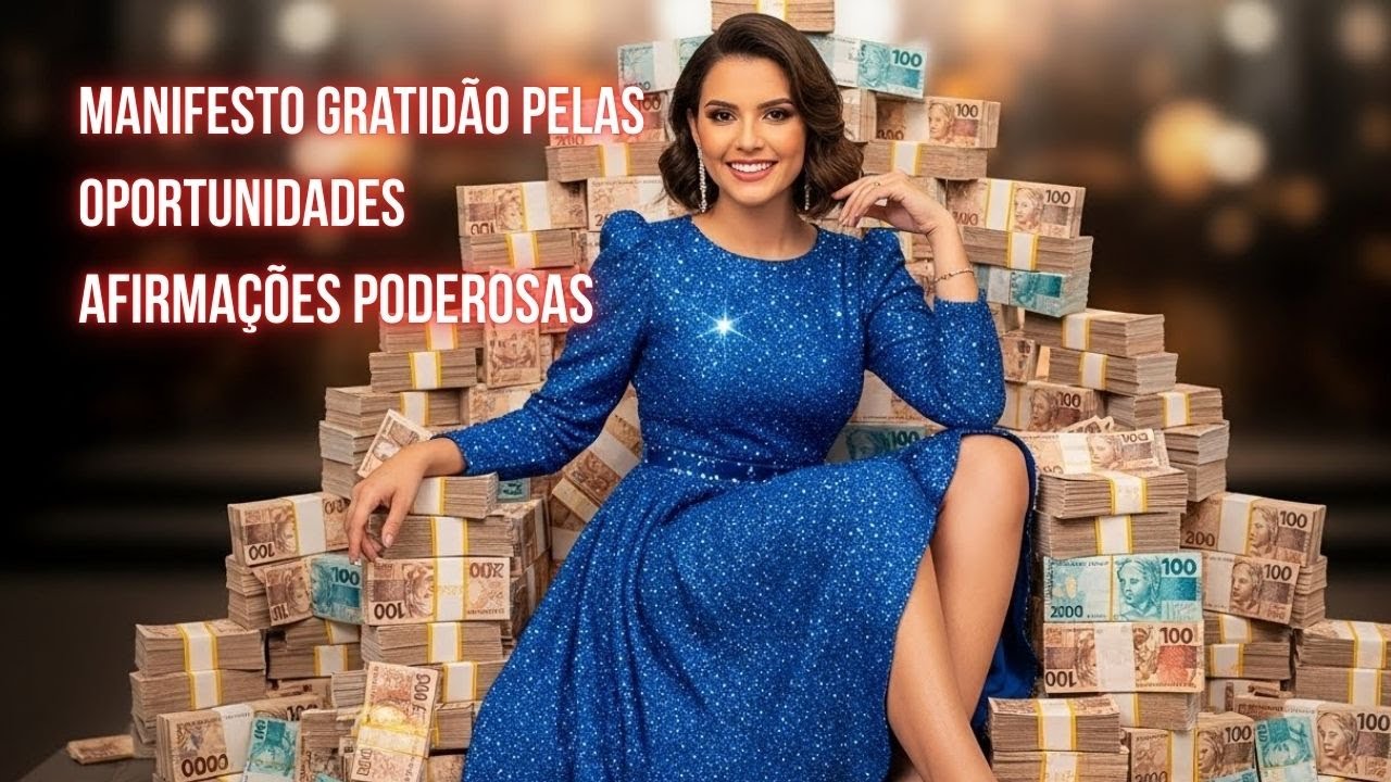 Manifesto Gratidão pelas Oportunidades | Afirmações Poderosas