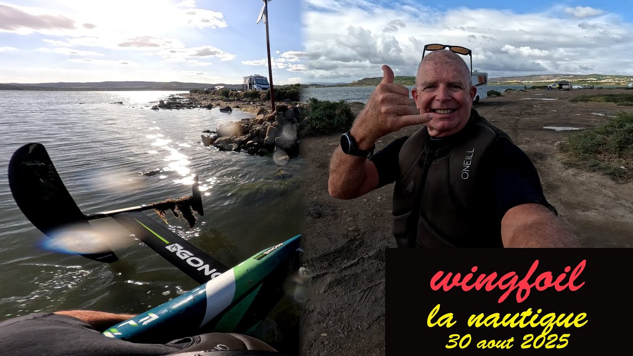 wingfoil - la nautique 30 aout 2025 + Laurence + Eric + sandrine + sylvie + isa ...