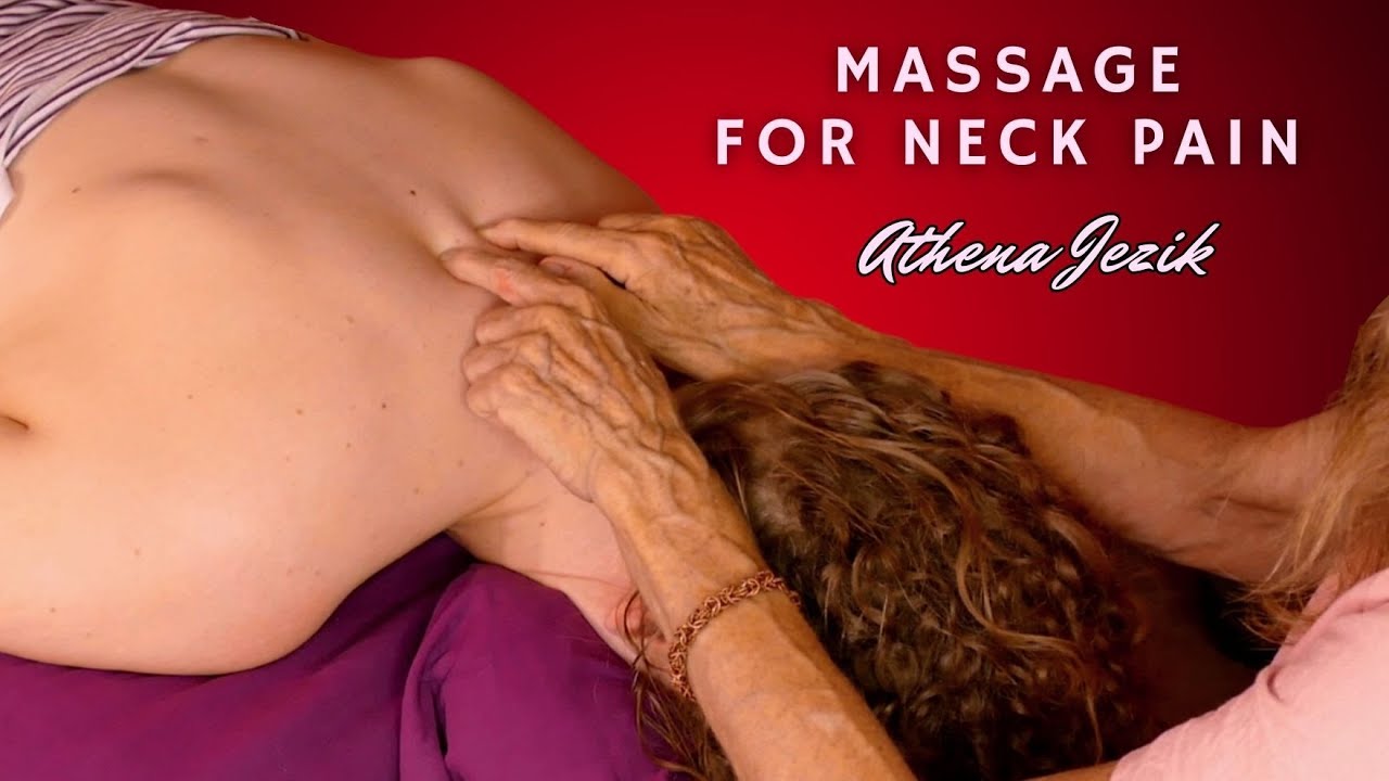 Back Massage for Neck & Shoulder Pain ♥ Relaxing Techniques, How to, ASMR, Bodywork Tutorial