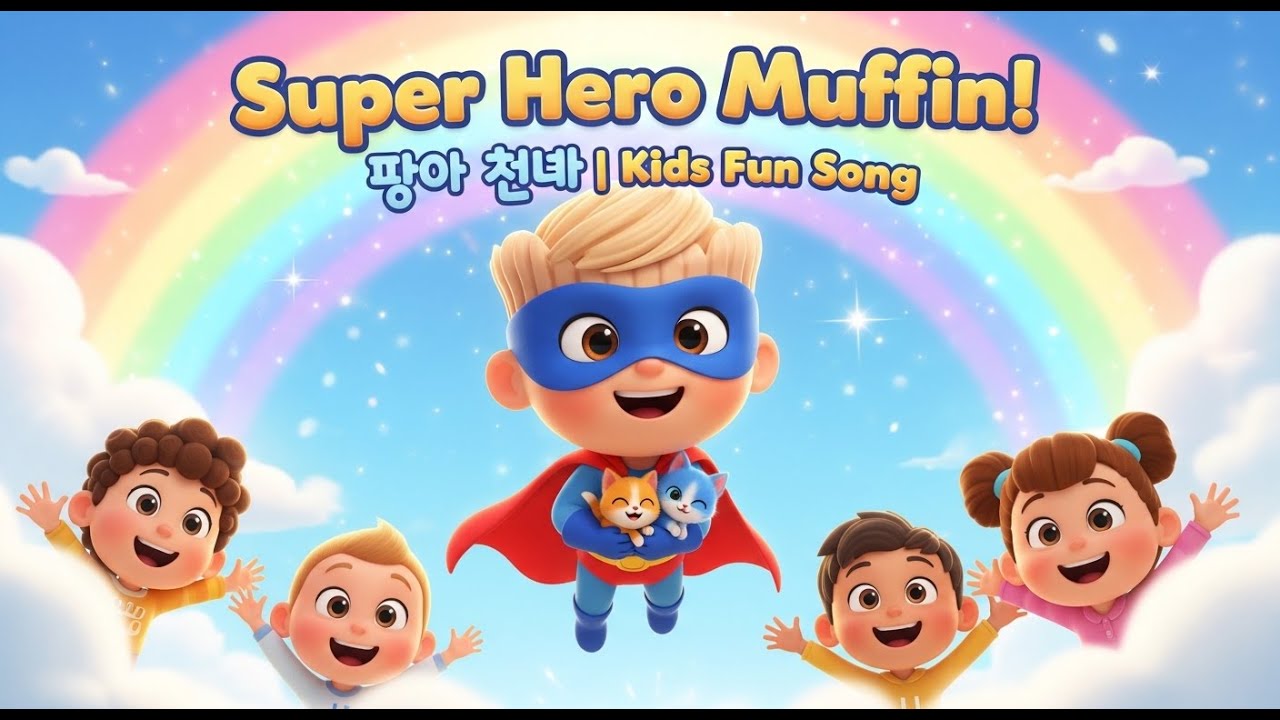 Super Hero Muffin! 🧁🦸‍♂️ | Kids Fun Song | CoComelon Style Nursery Rhyme