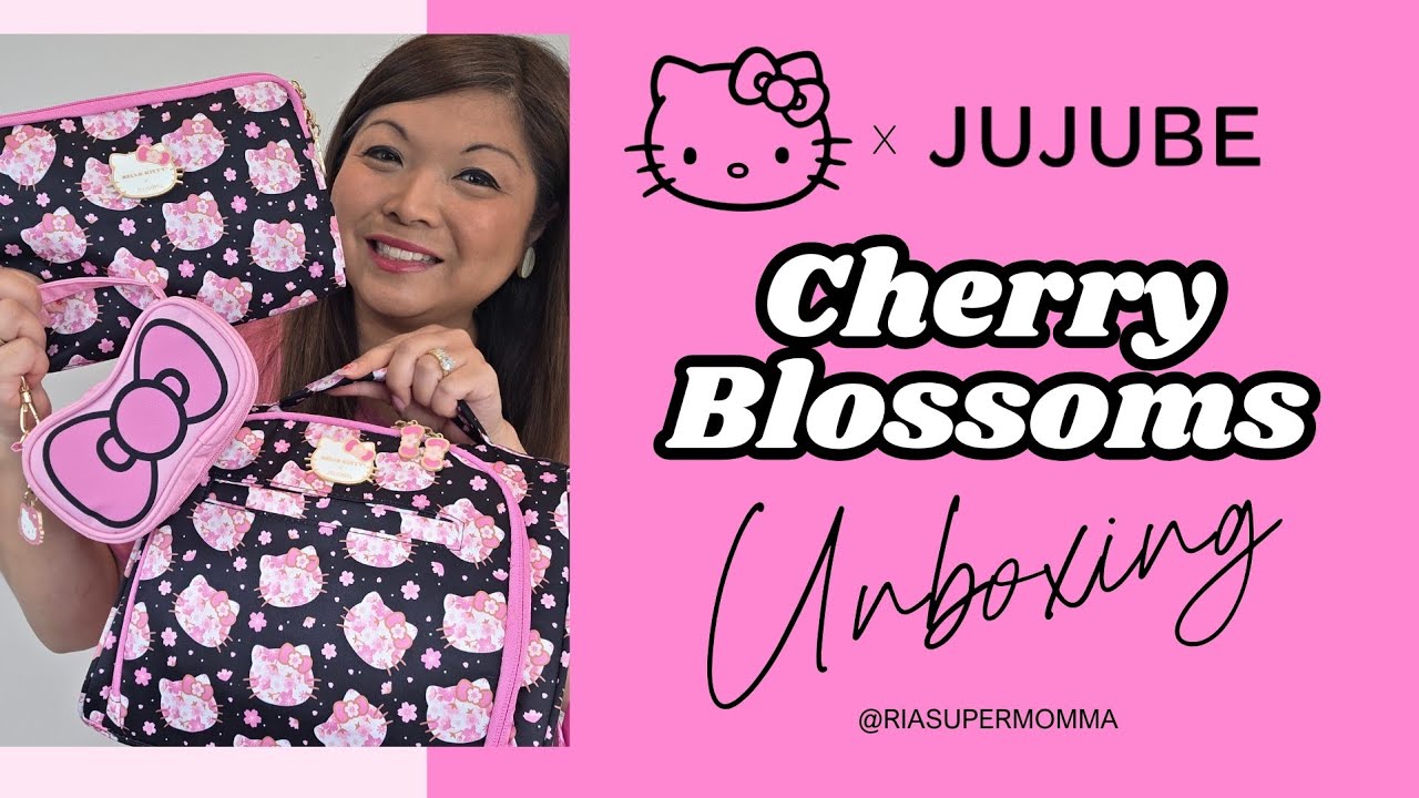 UNBOXING! Hello Kitty x JuJuBe CHERRY BLOSSOMS | Insulated Bag, Be Set, Bow Mini Bag