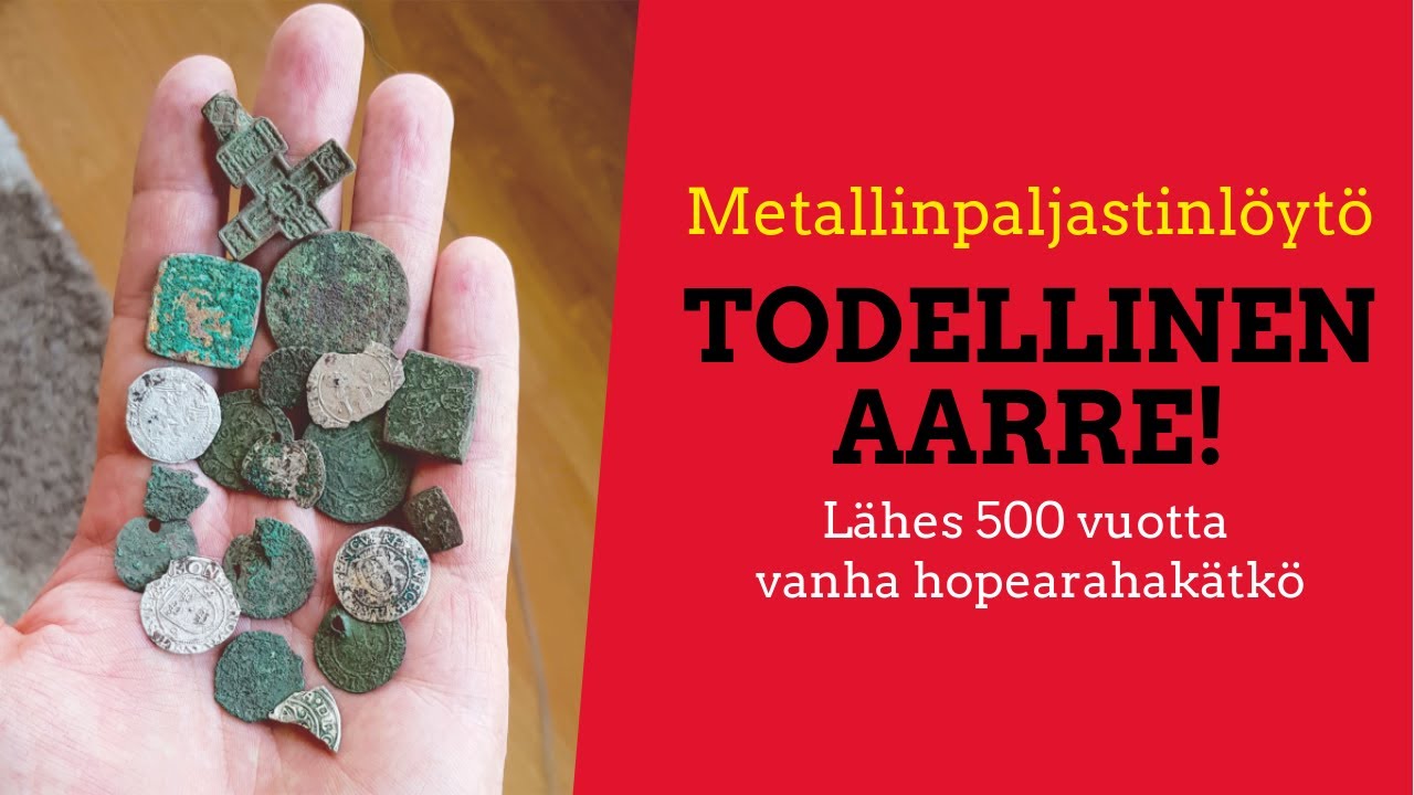 Löysimme 500 vuotta vanhan hopearahakätkön!