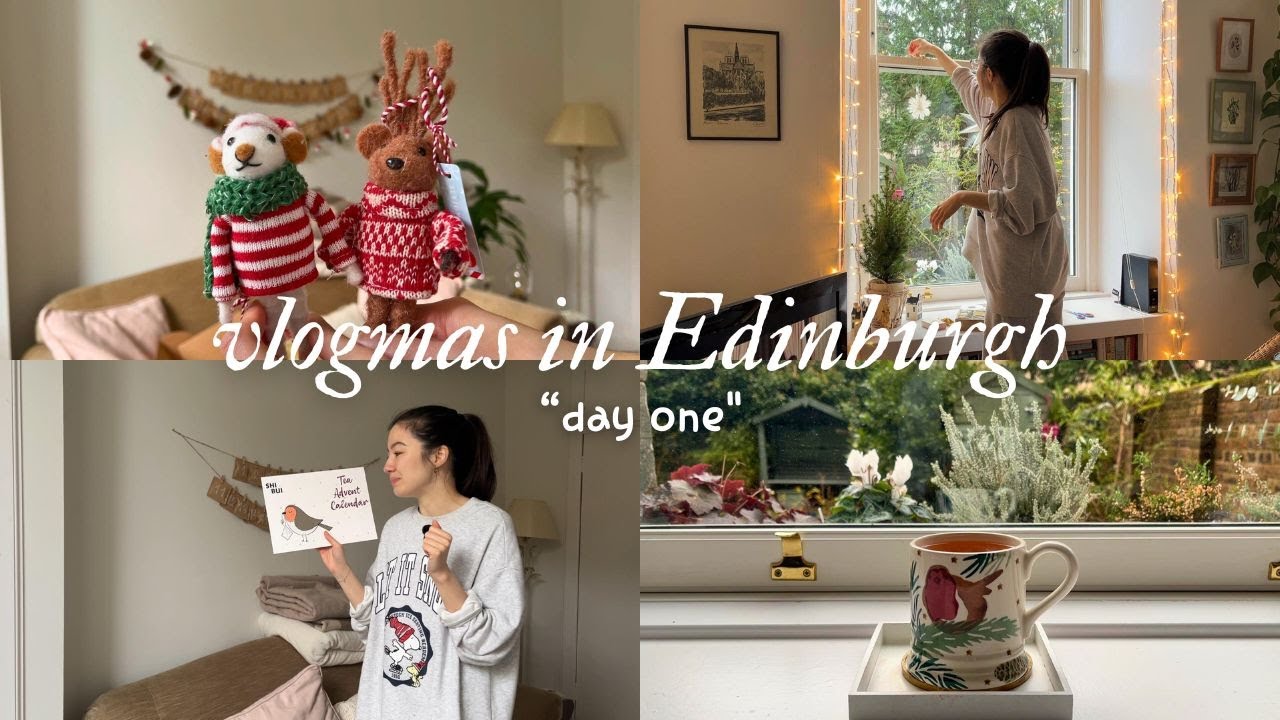 Уютный день декорирования | День первый фестиваля Vlogmas в Эдинбурге