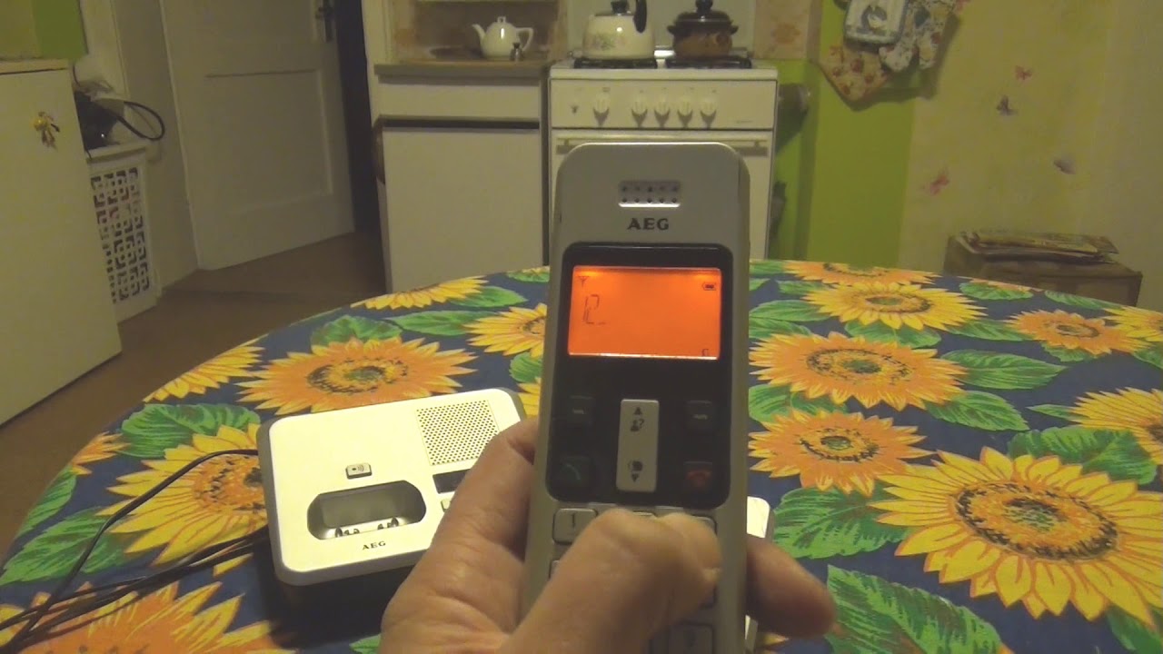 Funktionsprüfung AEG-   DECT Telefon mit AB   Casa 215-3