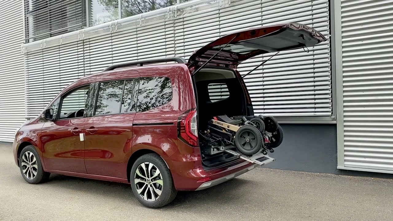Rausch Technik LADEBOY f&uuml;r Klapp e-Rollstuhl im Renault Kangoo III, baugleich Citan II + T-Klasse
