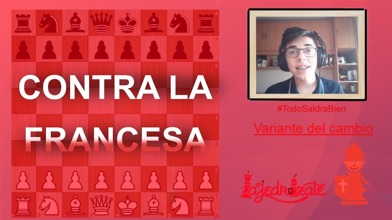 CONTRA FRANCESA: VARIANTE DEL CAMBIO con Carlos Galián || Ajedrizate