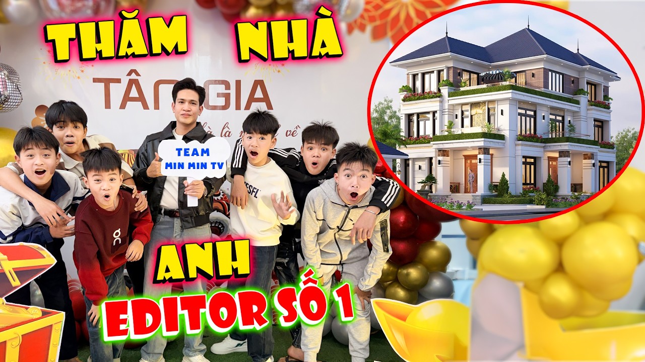 Ăn Mừng Tân Gia Nhà Anh Editor Số 1 - Xây Nhà Sương Sương 12 Tỷ | Minh Khoa TV