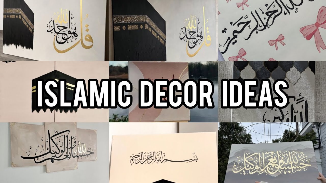 Best Islamic Home Decor Ideas | Modern Islamic Wall Art & Calligraphy Designs for 2025