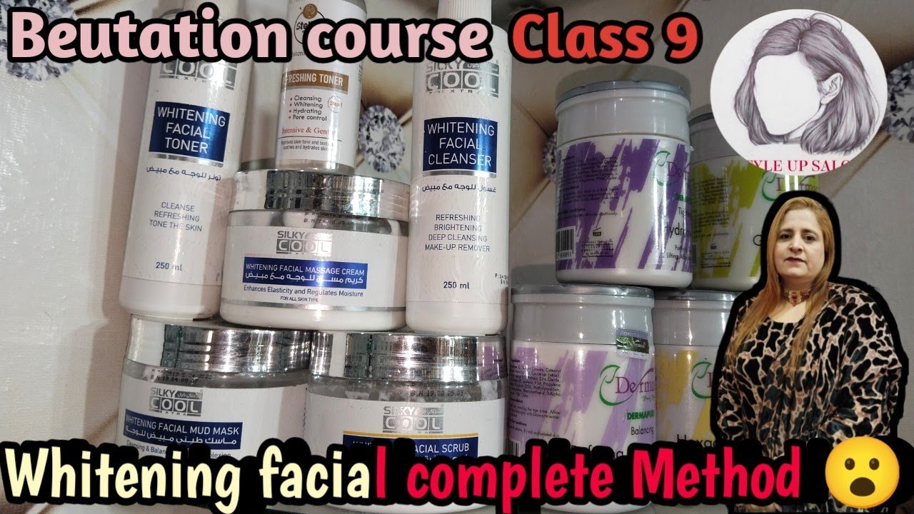 Whitening fecial complete Method beution course book reading theory Part 9