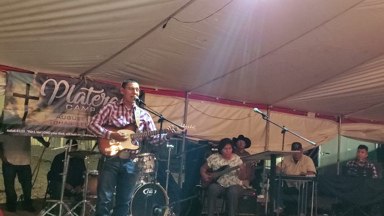 Robert Yazzie @The Plateros Camp Meeting in Tohajiilee, NM
