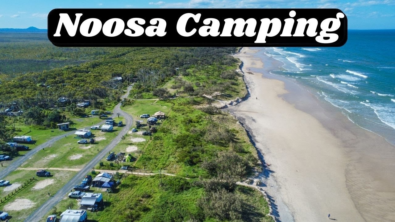 Noosa North Shore Beach Camping Site Tour | Teewah Beach , Double Island Point & Cooloola Coast