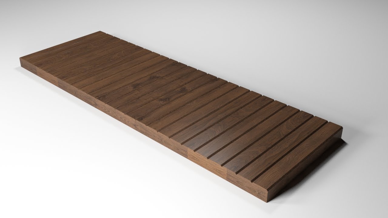 Fastest method to create V-Groove Wooden planks in 3DS-Max (in HINDI)
