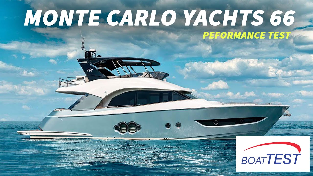 Monte Carlo Yachts 66 (2020-) Test Video - By BoatTEST.com