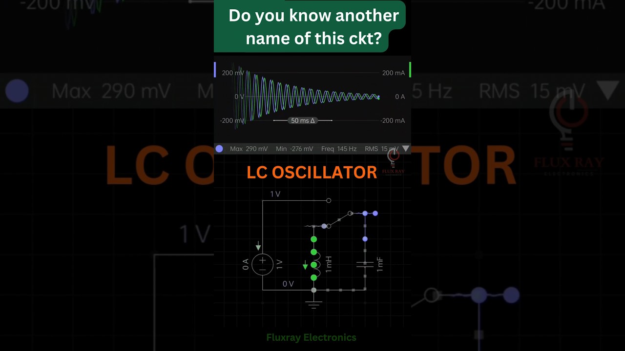 😲LC OSCILLATOR (Tank Circuit) Electronic Circuit Simulation #electronics #electroniccircuit