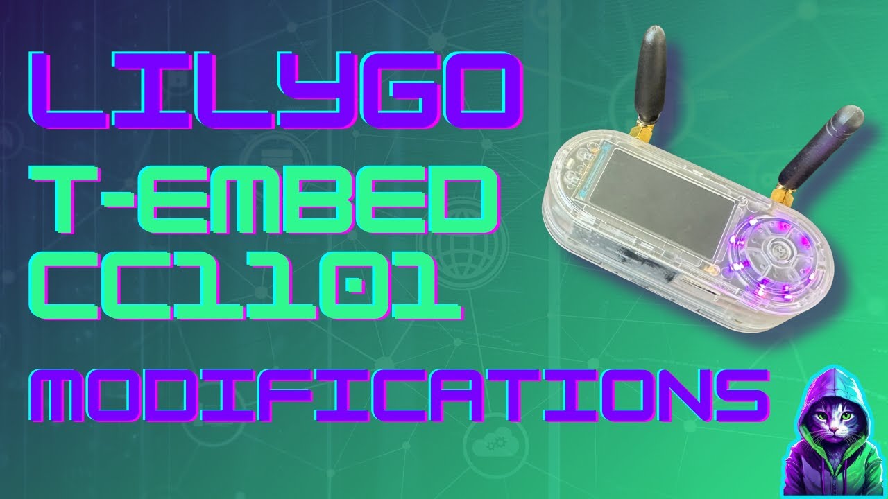 Первые модификации для вашего LilyGo T-Embed CC1101