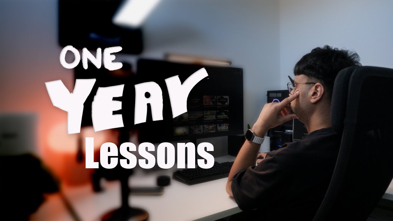 one year later, my honest lessons from YouTube.