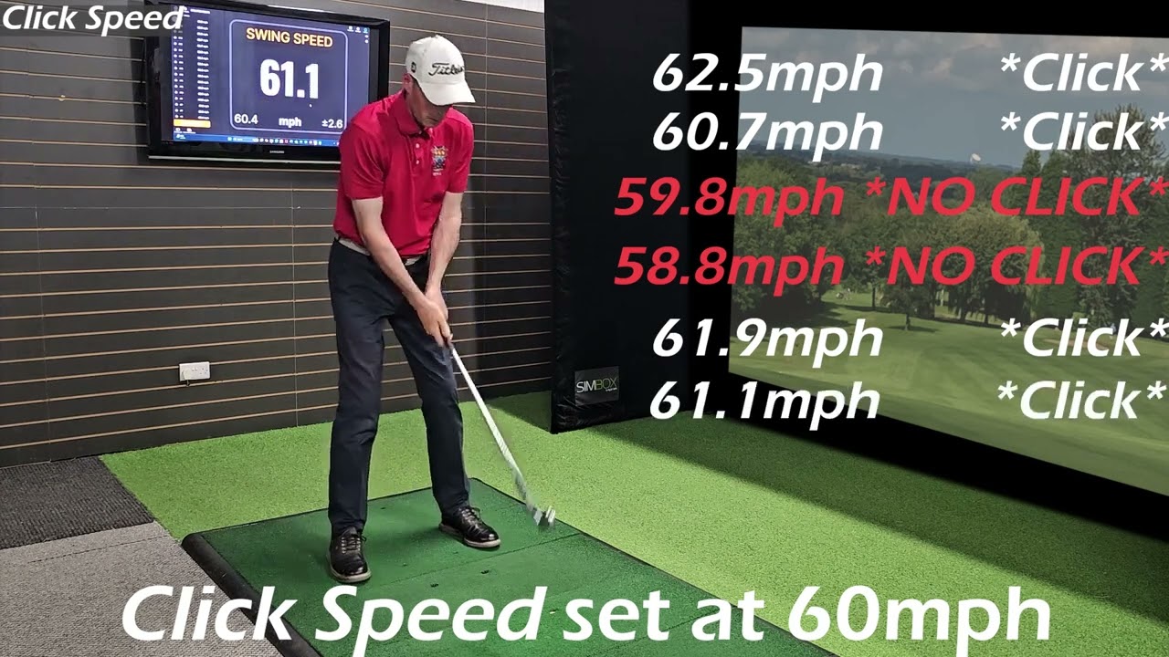 Golf Training Video - Click Speed Jan 2026 (How to train with Click Speed)