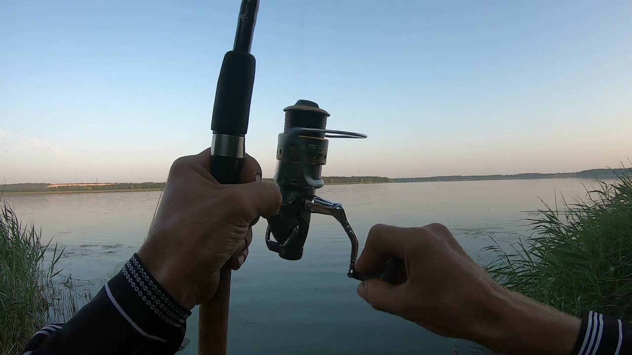 Рыбалка на Карачуновском водохранилище в июльскую жару