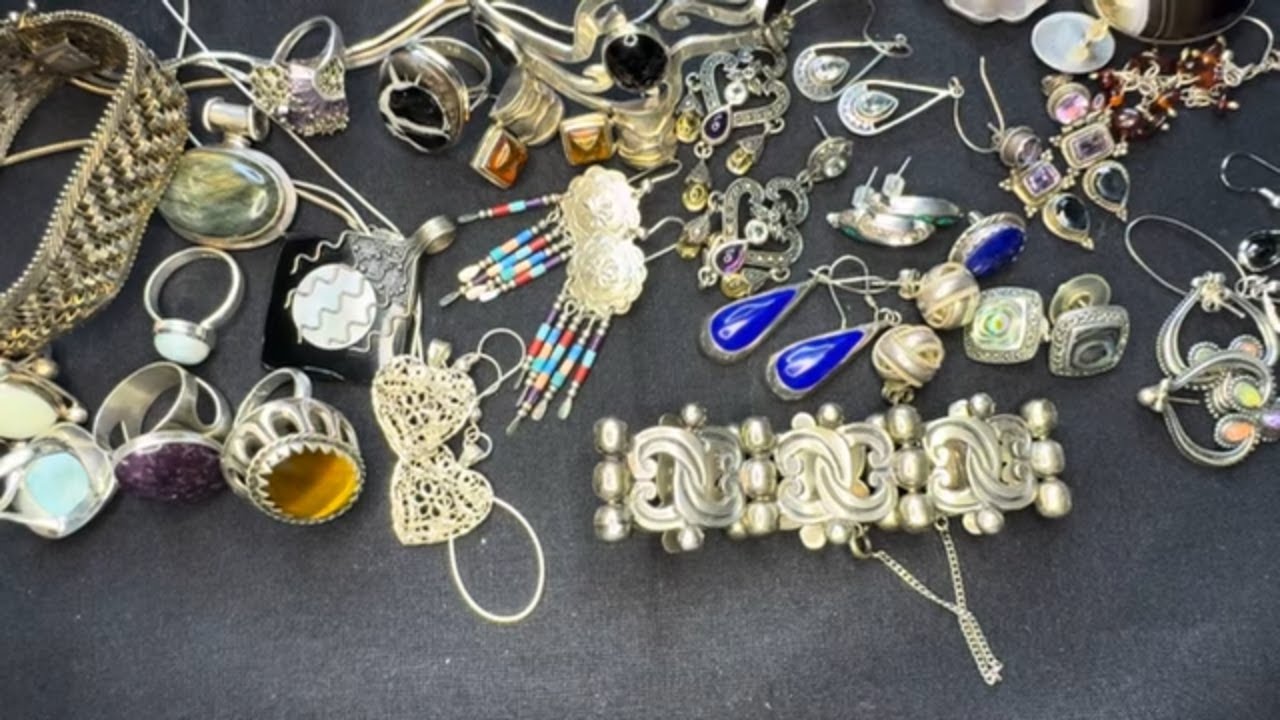 Scored Vintage Sterling Silver Jewelry At The Flea Market To Make Up For Last Purchase!