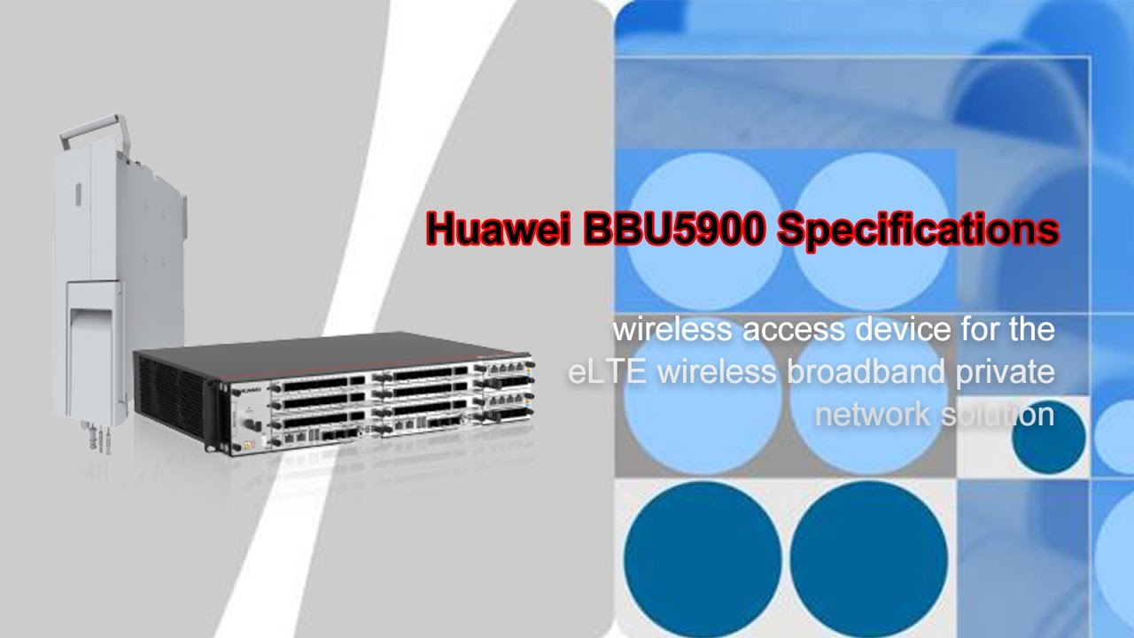 Huawei DBS5900 Distributed Base Stations wireless access device for the eLTE wireless broadband