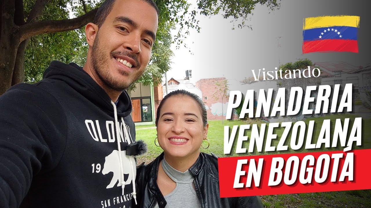 Visitando PANADERIA VENEZOLANA en BOGOTÁ | Oscar & Mili