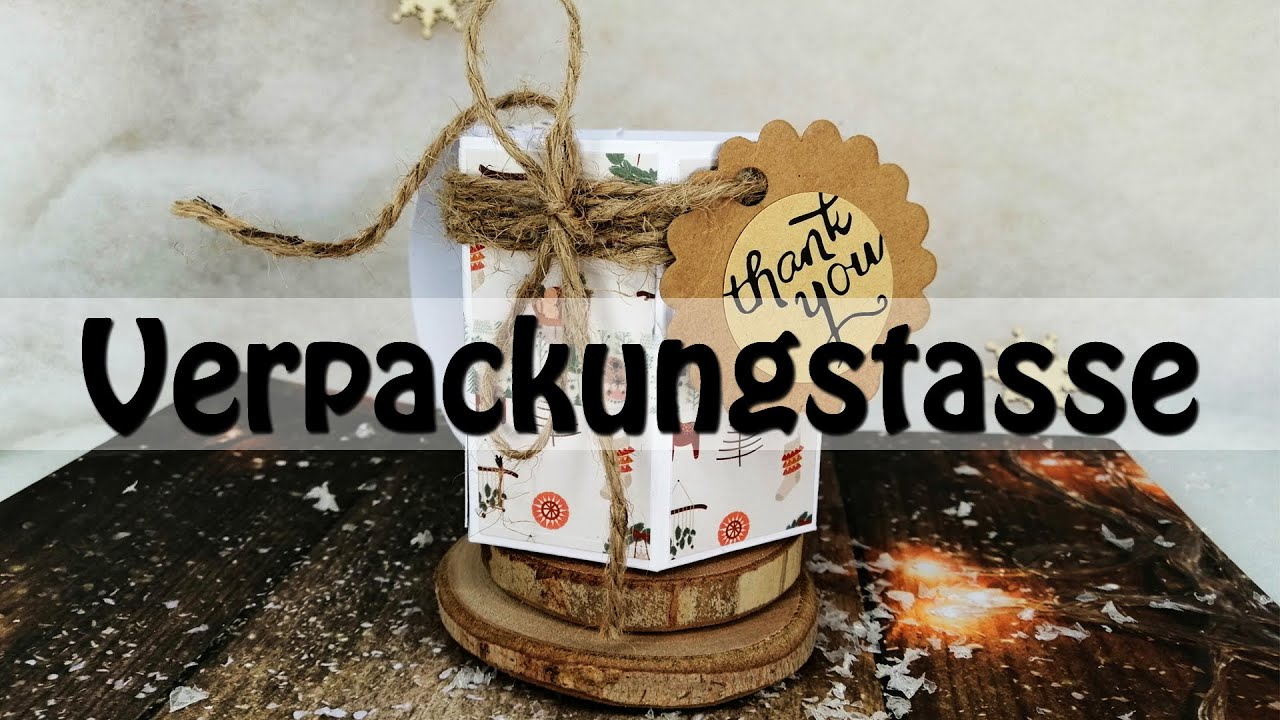 Geschenkidee zu Weihnachten: Verpackungstasse