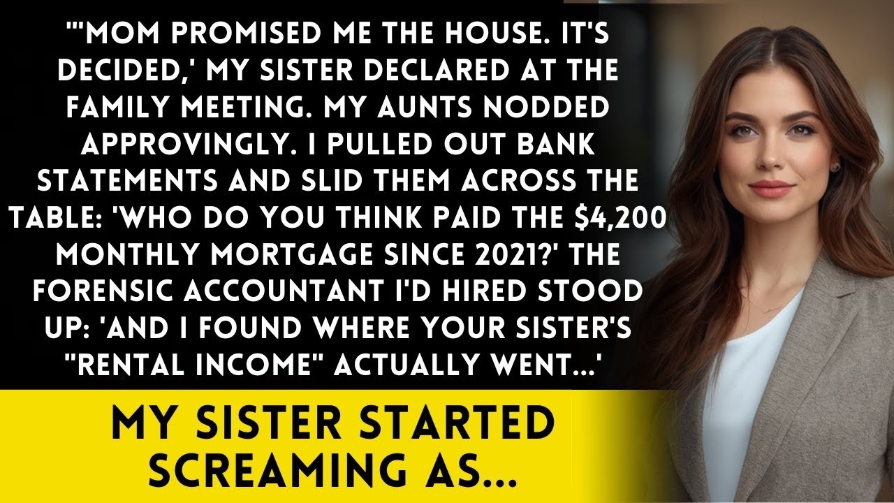 Sister Said 'Mom's House Is Mine'   I've Been Paying Her $4,200 Monthly Mortgage For Three Years