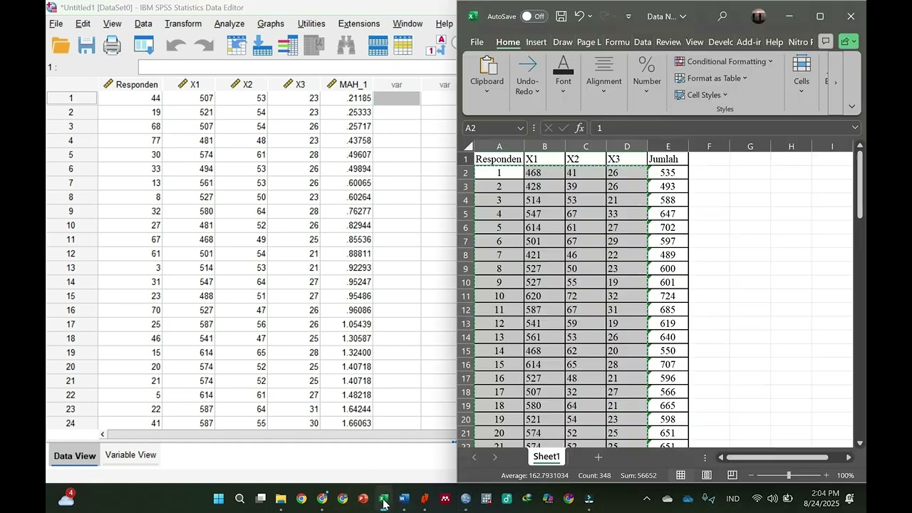 Uji Normalitas Multivariat Menggunakan SPSS