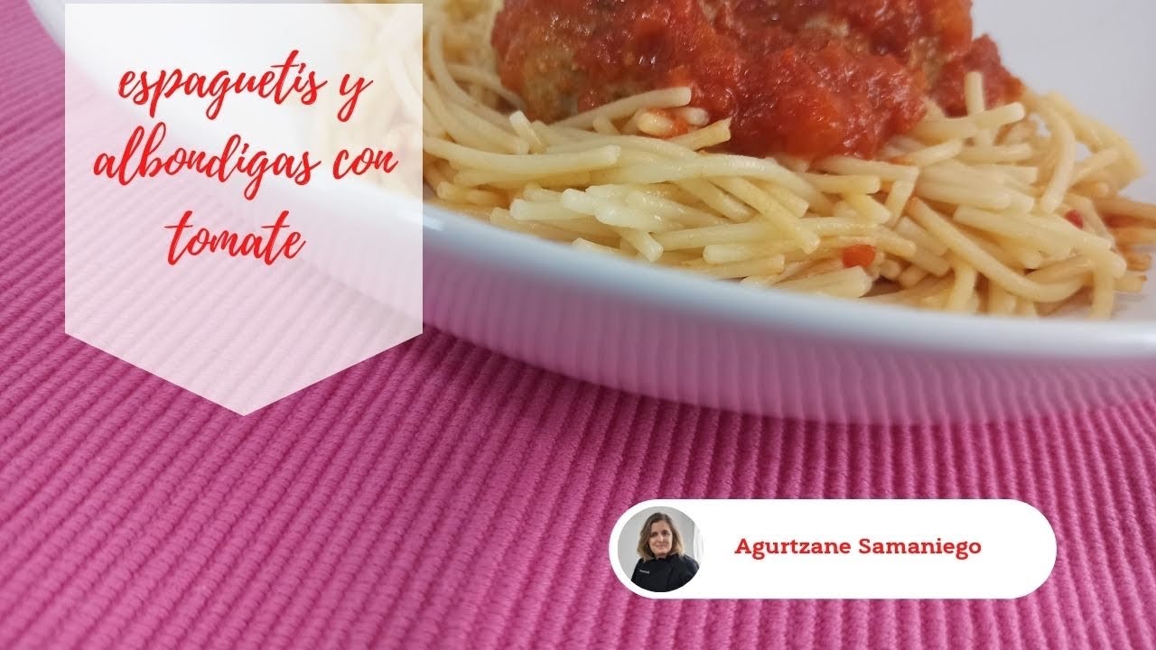 Espaguetis y albóndigas en salsa de tomate | Thermomix | Friend