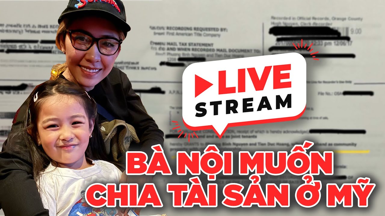 LIVE ĐẶC BIỆT! BÀ NỘI ĐỆ ĐƠN PHẢN TỐ ĐẾN NHÀ Ở MỸ CỦA VỢ CHỒNG ĐỨC TIẾN