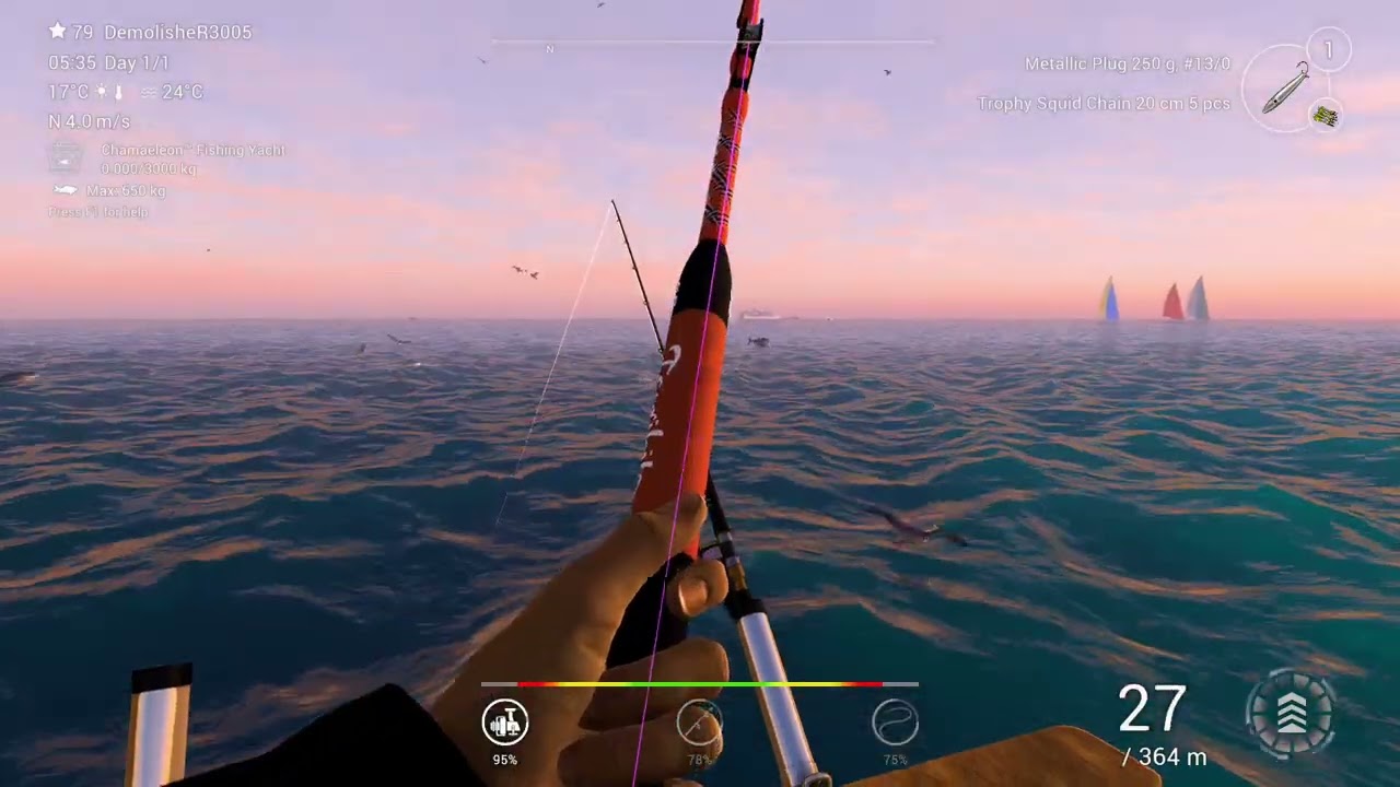 Trolling Striped Marlin
