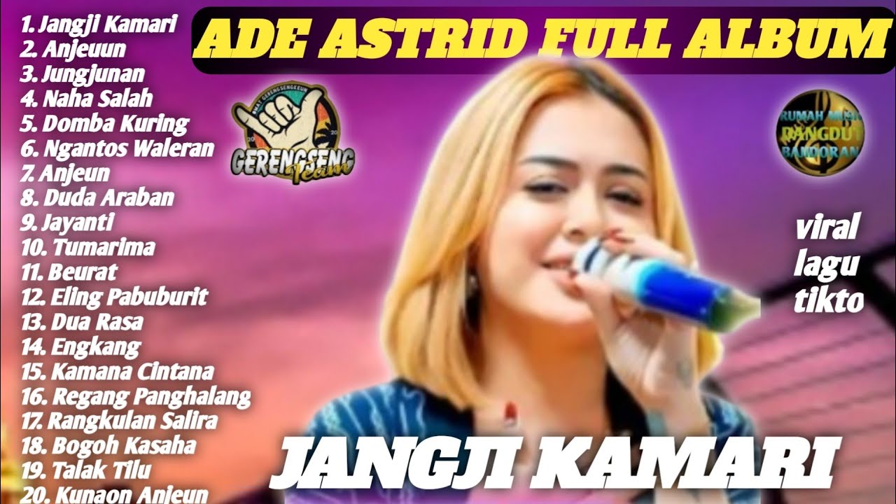 ADE ASTRID - Full Album Pop Sunda Terbaru 2025 | JANGJI KAMARI (20 Lagu Hits Terbaik)