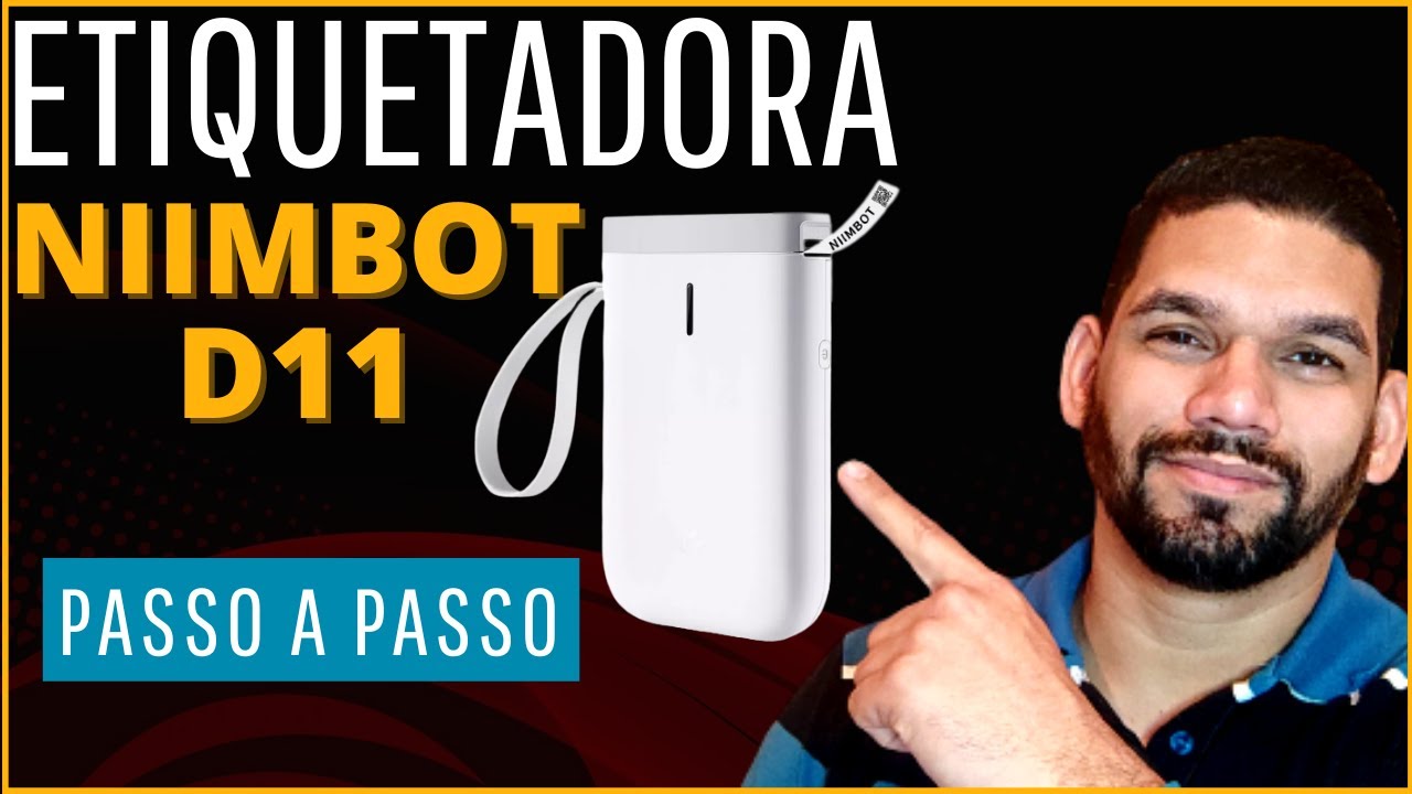 ETIQUETADORA NIIMBOT D11 COMO USAR  / NIIMBOT D11 IMPRESSORA DE ETIQUETAS PASSO A PASSO DO CELULAR