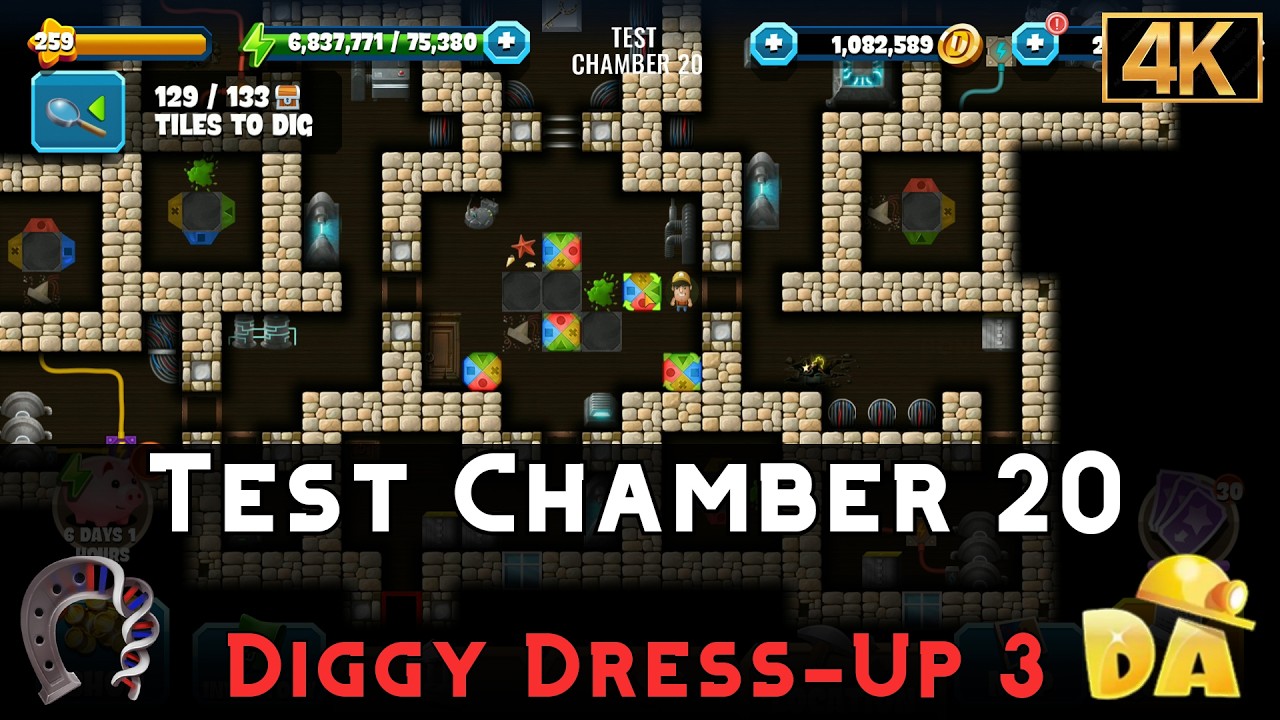 Test Chamber 20 | Diggy Dress-Up 3 | Diggy's Adventure