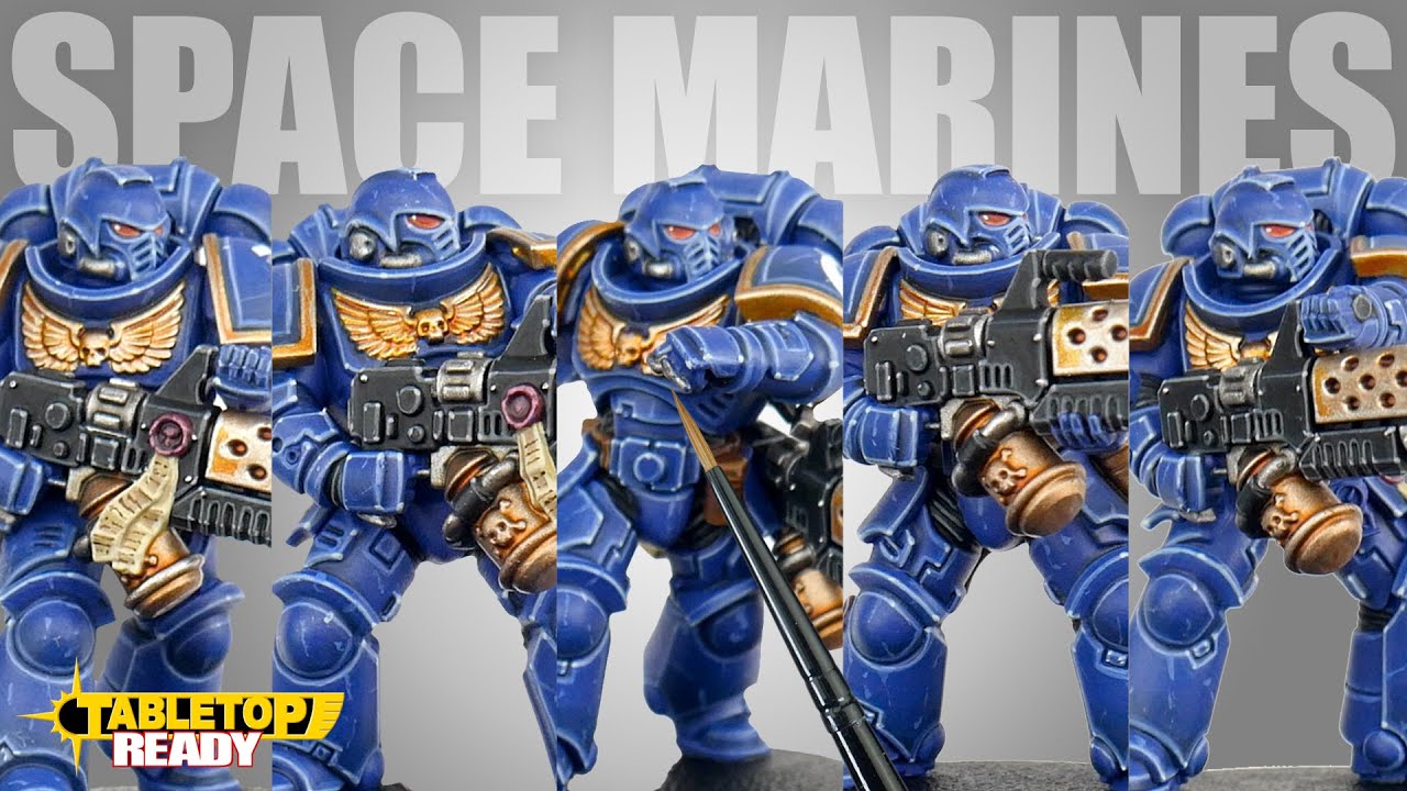 Как покрасить космических десантников в цвета Ультрамаринов для Warhammer 40,000