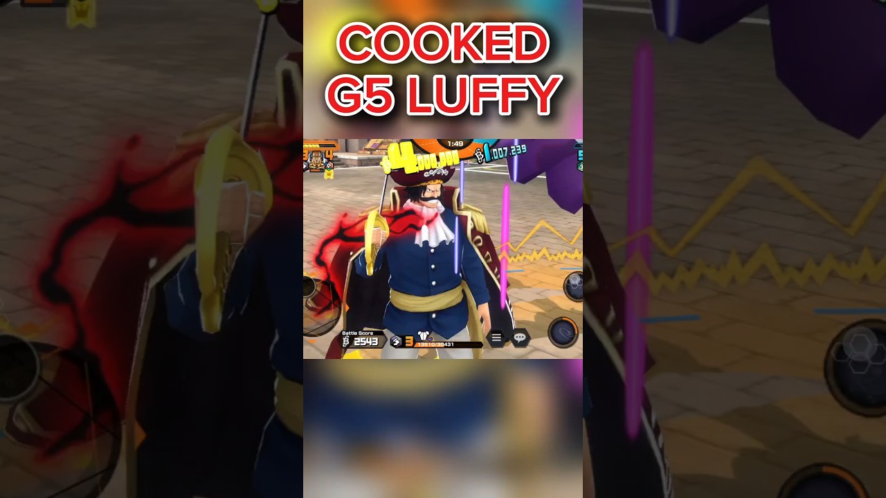 DARK ROGER COOKED G5 LUFFY 👑 #bountyrush #onepiece #onepiecebountyrush