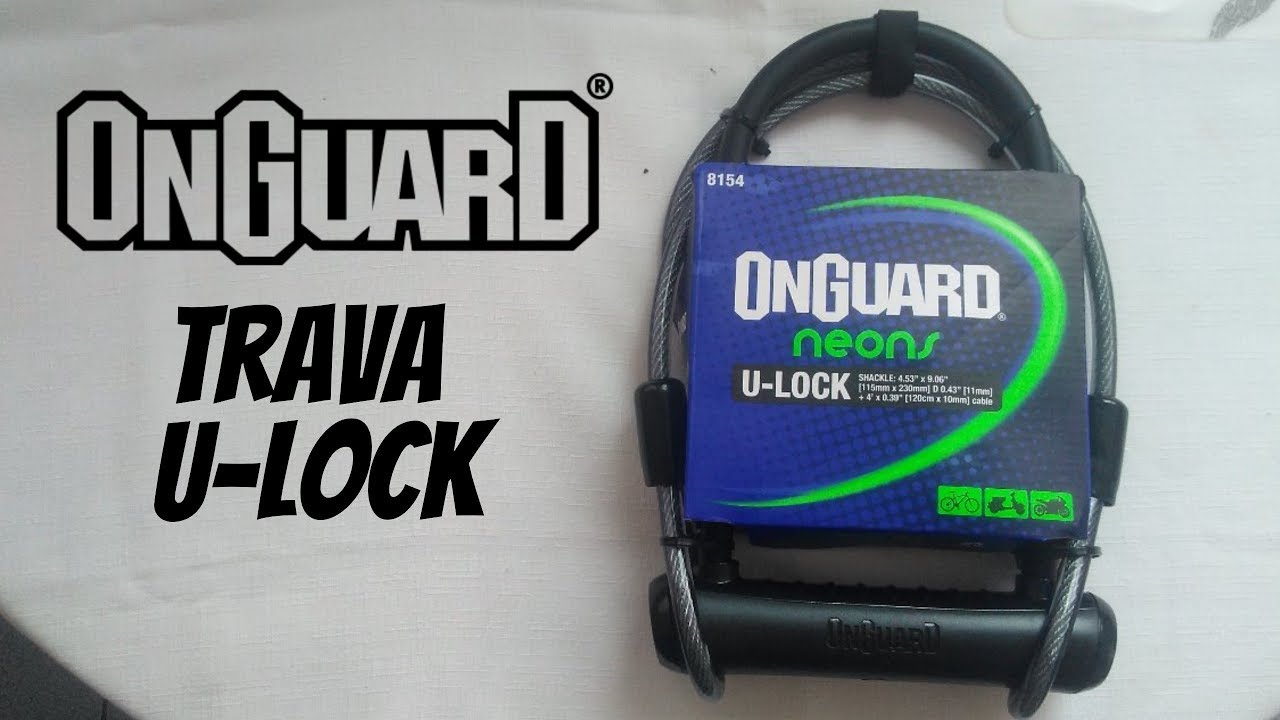 Trava U-Lock OnGuard Neons: Um trava com ótimo custo-beneficio