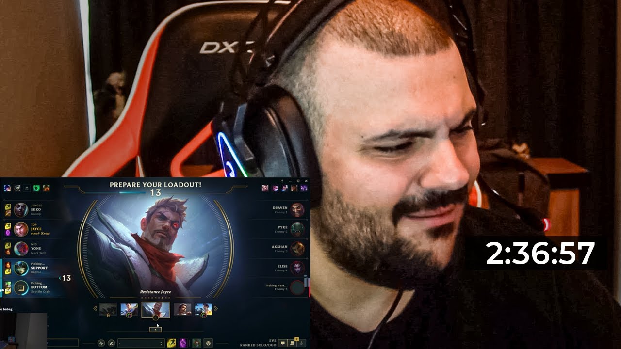 Jungle gank atana kadar top lane oynuyorum