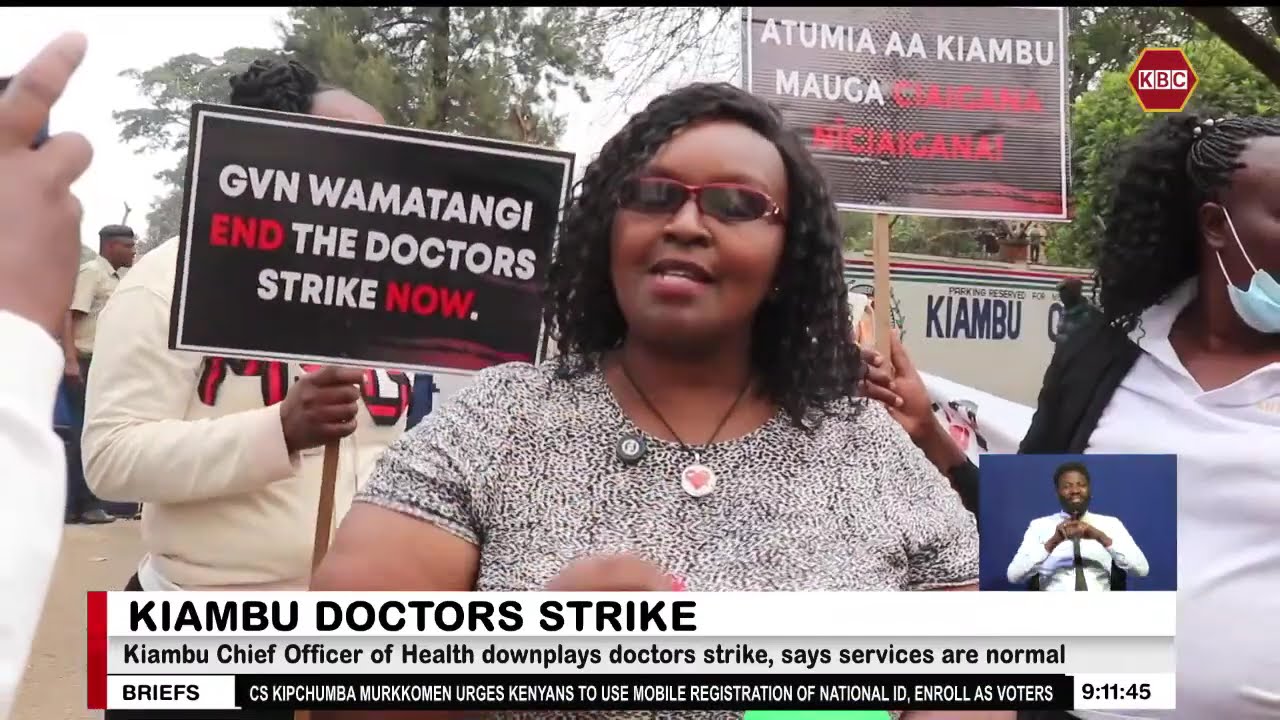 Kiambu Chief Officer of Health downplays doctors strike, says services are normal