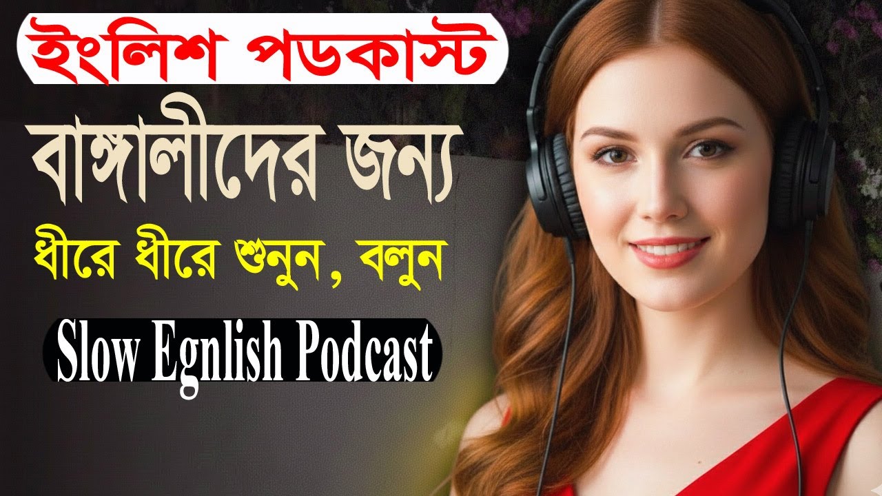 ইংলিশ পডকাস্ট/ Super Slow English podcast /  English listening practice