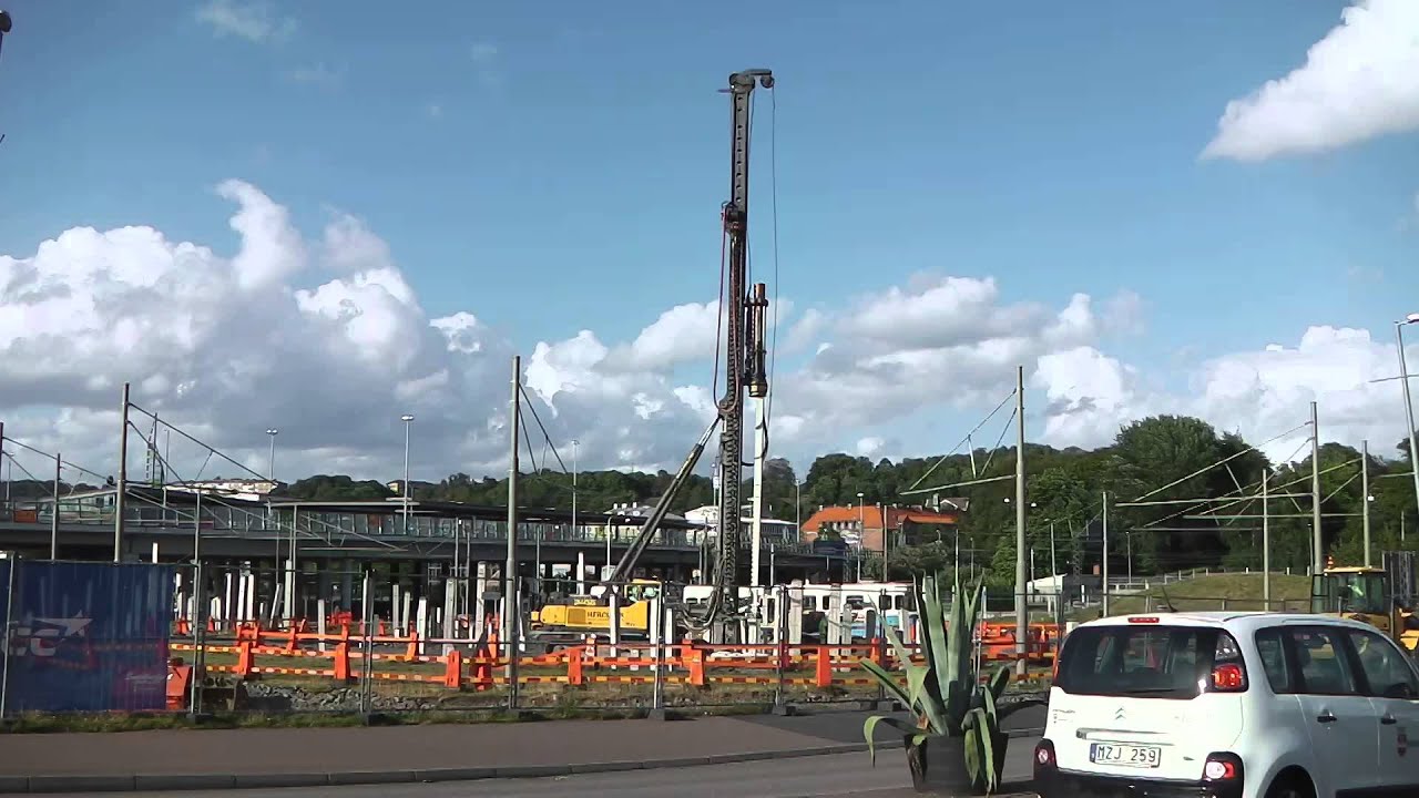 Pålning i Mölndal/Piling in Mölndal