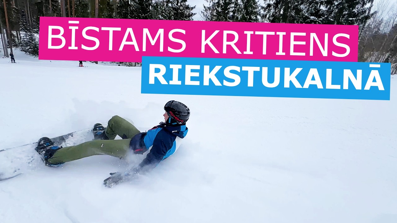 Stiprs kritiens Riekstukalnā! Kā man paveicās pateicoties ķiverei!