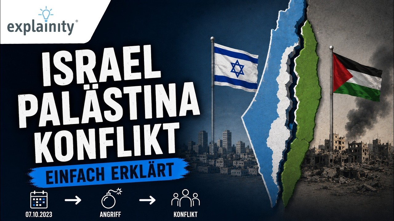 Israel-Palästina-Konflikt einfach erklärt (explainity® Erklärvideo)