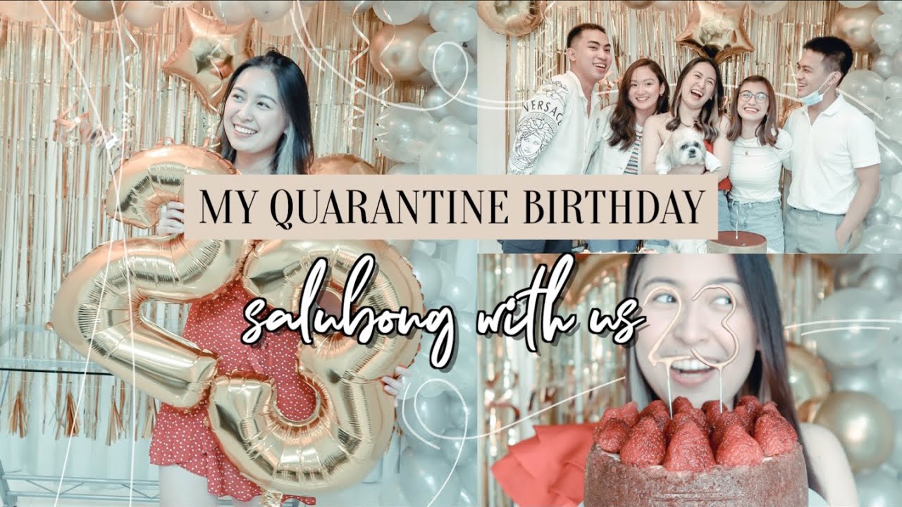 MY QUARANTINE BIRTHDAY SALUBONG (they surprised me!!!) | Shayne Uy (Philippines)