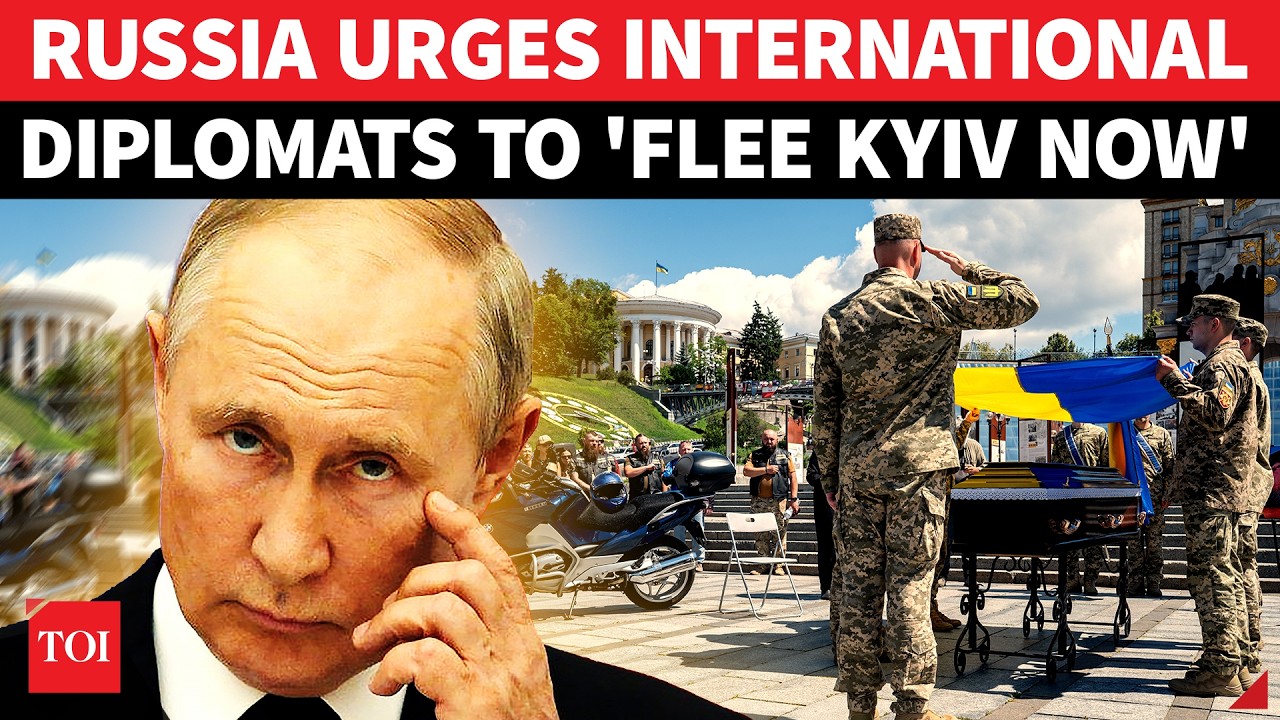 'EVACUATE KYIV NOW': Shock Russian Alert For All Countries; Diplomats Told to Flee Ukraine Capital