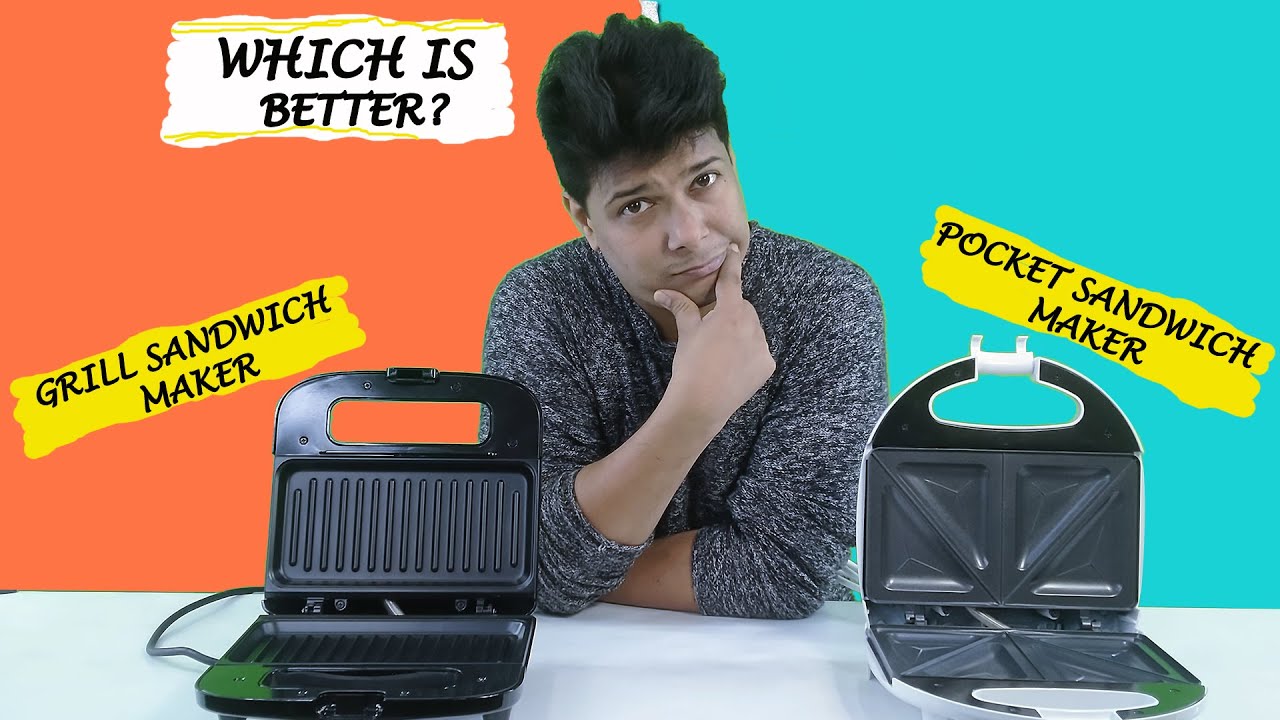 Pocket Sandwich Maker or Grill Sandwich Maker Which Is Better | Grill Sandwich Maker vs Normal