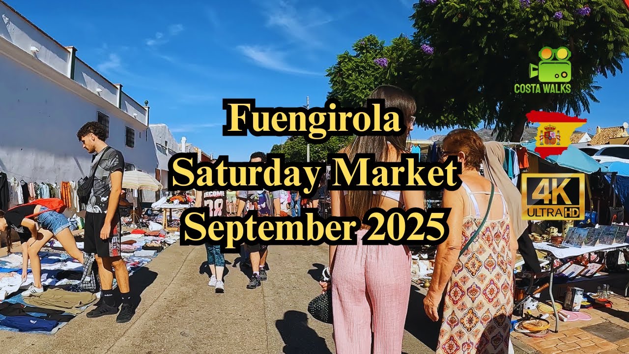 Fuengirola Saturday Market September 2025 Malaga Costa Del Sol, Andalusia Spain