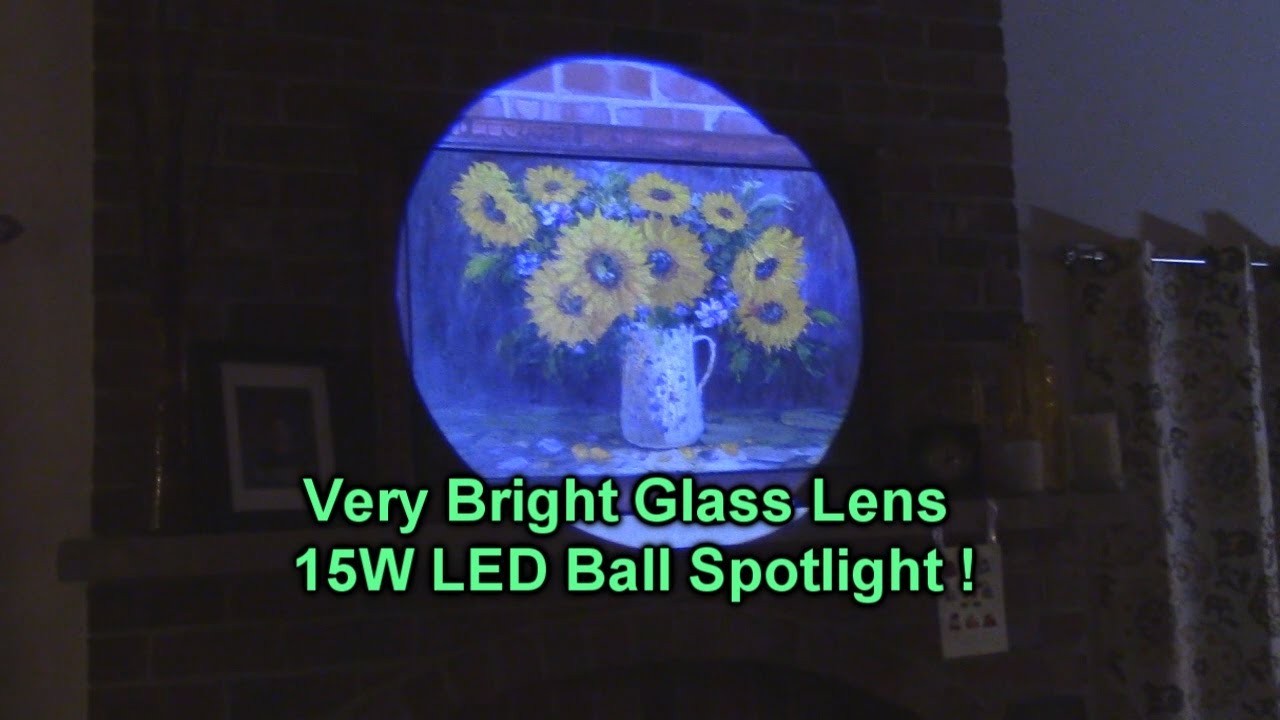 AQool Mini 15W Mirror Ball Spotlight, Super Bright RGBW LED Beam Pinspot with Remote Control REVIEW