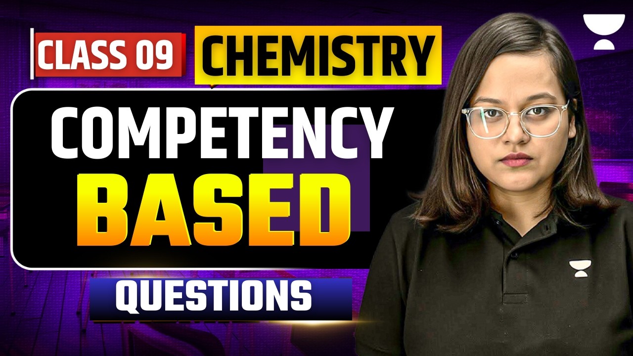 Competency Based Questions 2026 | Class 9 Chemistry | Nikita Ma'am