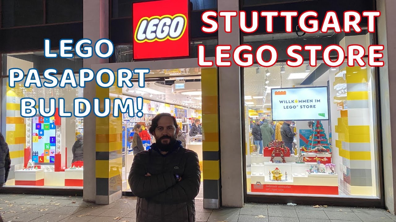 Nihayet LEGO pasaport buldum! Stuttgart LEGO Store vlog'u